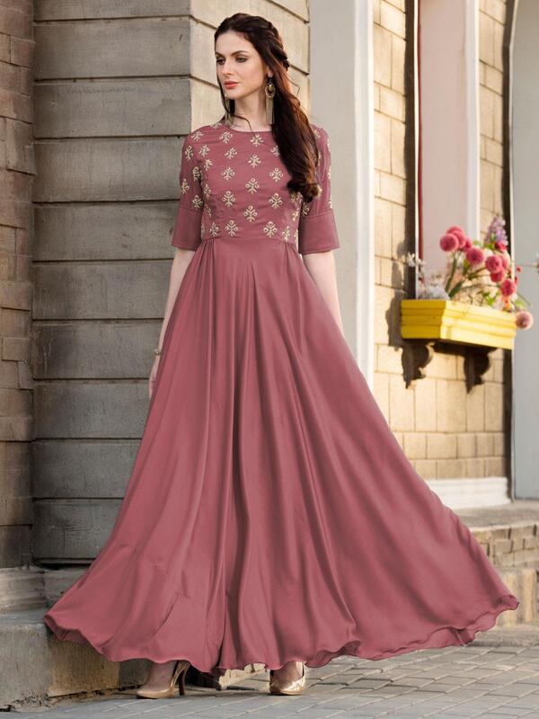 adorable-pink-georgette-gown-style-kurti